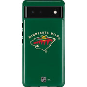 NHL Minnesota Wild Solid Background Pixel Cases