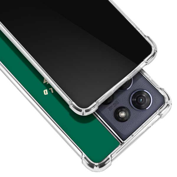 NHL Minnesota Wild Solid Background Moto G 5G (2025) Clear Case