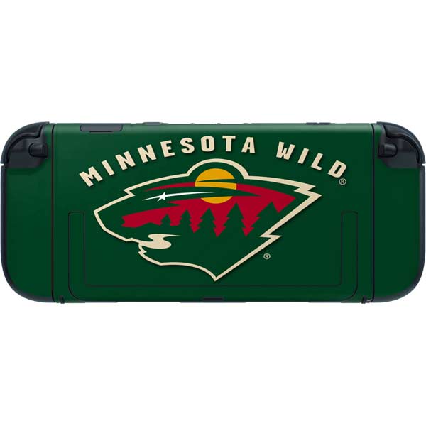 NHL Minnesota Wild Solid Background Nintendo Switch 2 (2025) with Joy-Con Skin