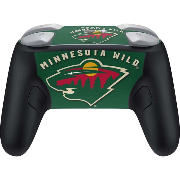 NHL Minnesota Wild Solid Background Nintendo Switch 2 (2025) Pro Controller Skin