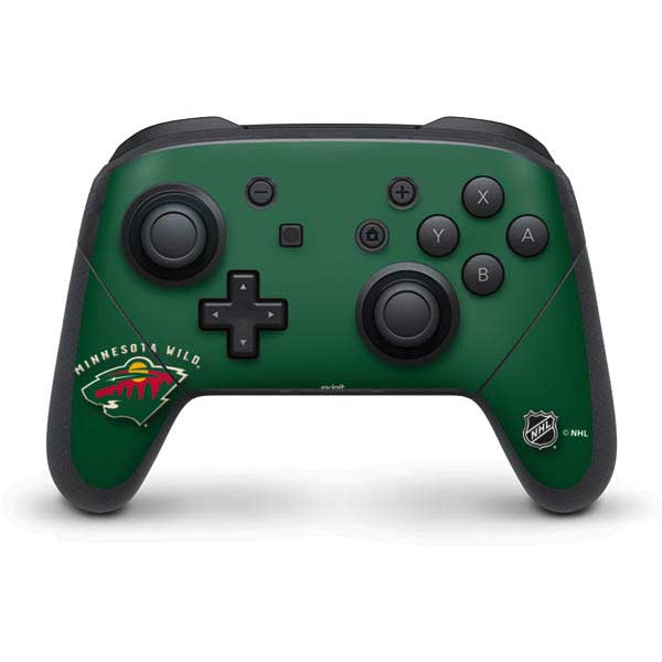 NHL Minnesota Wild Solid Background Nintendo Skins