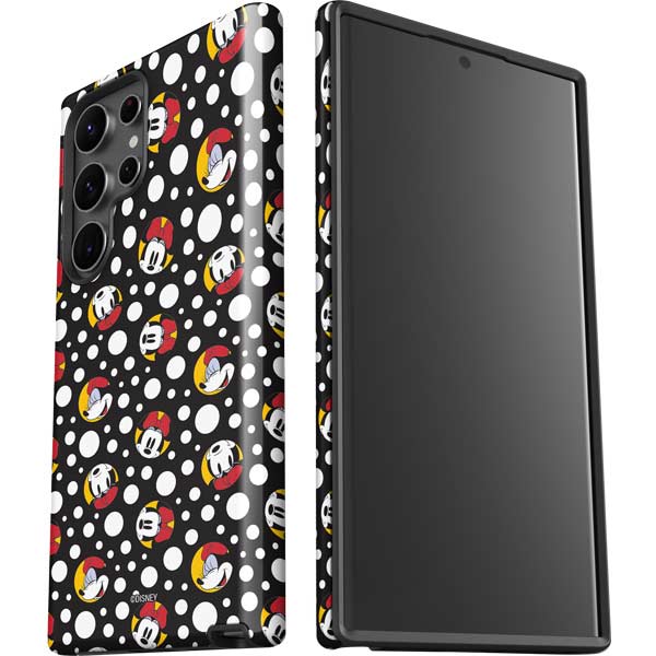 Disney Minnie Mouse Bubbles Face Pattern Galaxy S23 Ultra Pro Case