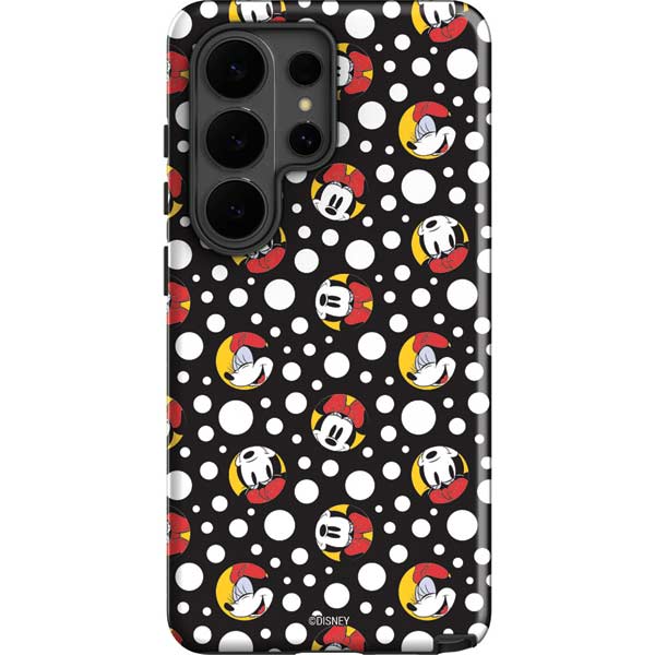Disney Minnie Mouse Bubbles Face Pattern Galaxy S26 Ultra Impact Case