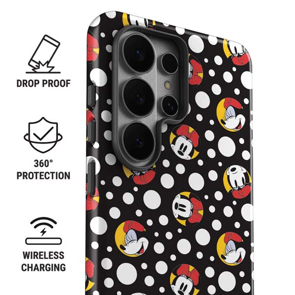 Disney Minnie Mouse Bubbles Face Pattern Galaxy S26 Ultra Impact Case