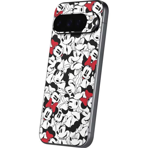 Disney Minnie Mouse Red Color Pop Face Pattern Google Pixel 10 Pro XL Skin
