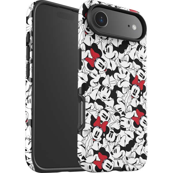Disney Minnie Mouse Red Color Pop Face Pattern iPhone 17 Air Impact Case