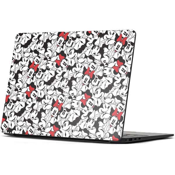 Disney Minnie Mouse Red Color Pop Face Pattern Surface Laptop 7 15in Skin