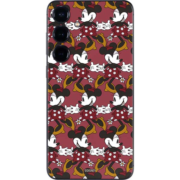Disney Minnie Mouse Dancing Pattern Galaxy S24 Skin