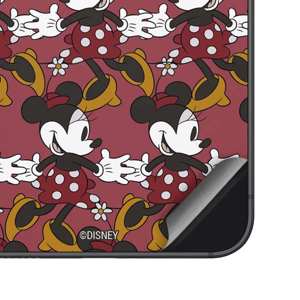 Disney Minnie Mouse Dancing Pattern Galaxy S24 Skin
