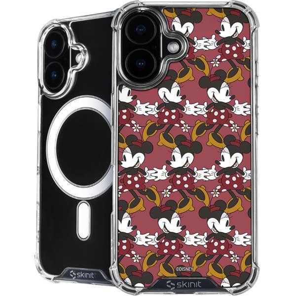 Disney Minnie Mouse Dancing Pattern iPhone 17 MagSafe Case