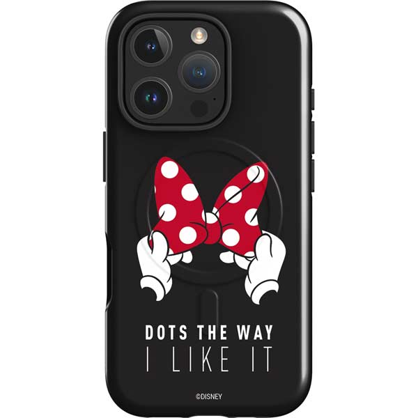 Disney Minnie Mouse Dots The Way iPhone 16 Pro Magsafe Impact Case
