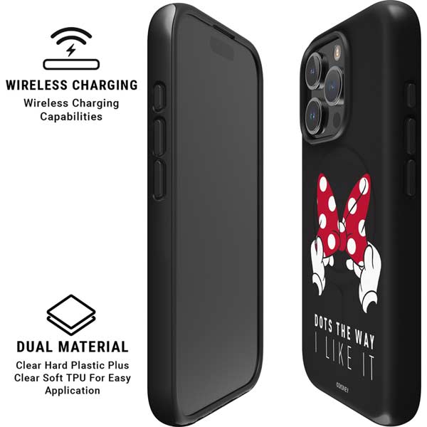 Disney Minnie Mouse Dots The Way iPhone 16 Pro Magsafe Impact Case