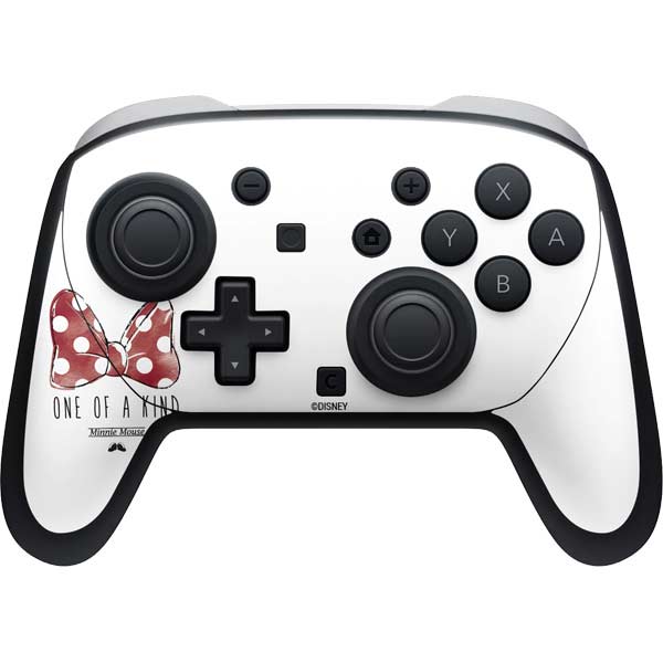 Disney Minnie Mouse One Of A Kind Bow Nintendo Switch 2 (2025) Pro Controller Skin