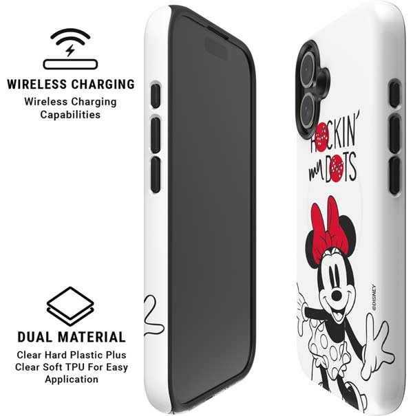 Disney Minnie Mouse Rockin My Dots iPhone 16 Magsafe Impact Case