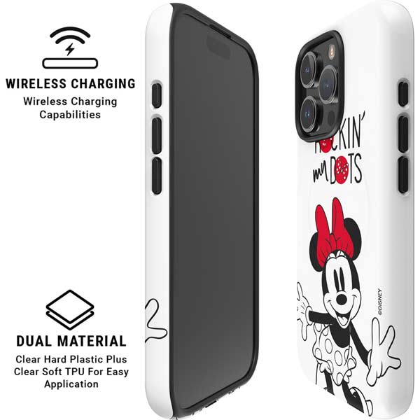 Disney Minnie Mouse Rockin My Dots iPhone 16 Pro Magsafe Impact Case