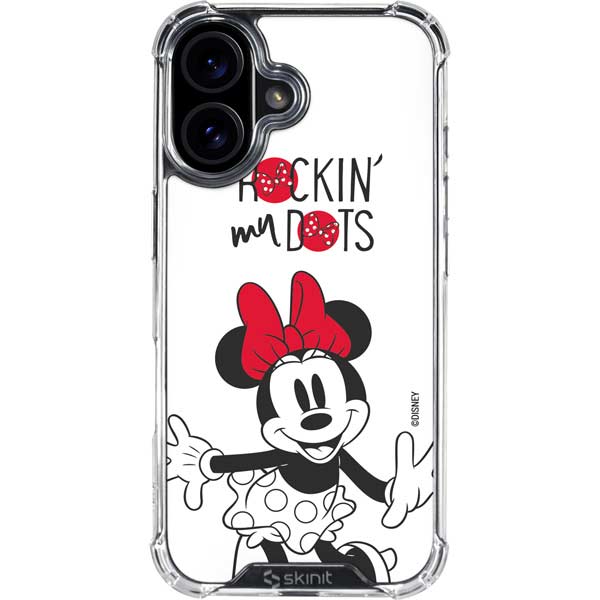 Disney Minnie Mouse Rockin My Dots iPhone 17 Clear Case