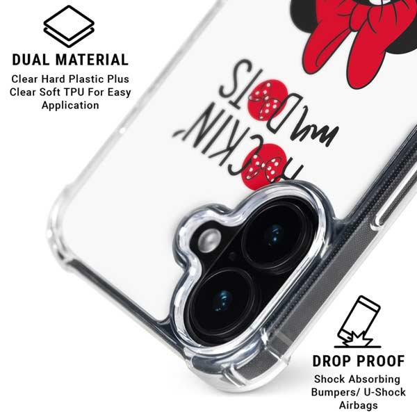 Disney Minnie Mouse Rockin My Dots iPhone 17 Clear Case