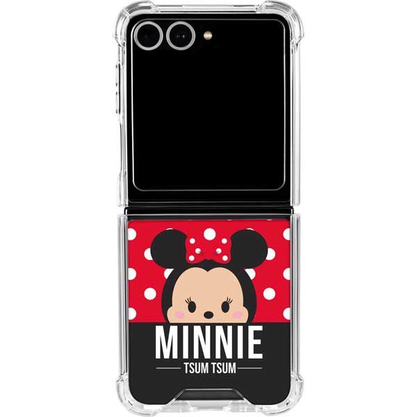 Disney Tsum Tsum Minnie Mouse Galaxy Z Flip7 Clear Case