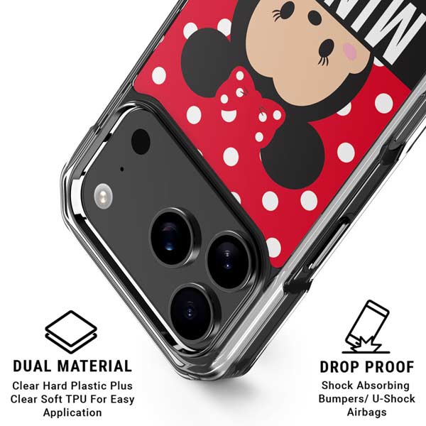 Disney Tsum Tsum Minnie Mouse iPhone 17 Pro Clear Case