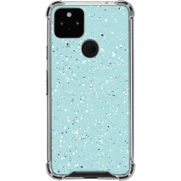 Mint Speckled Pixel Cases