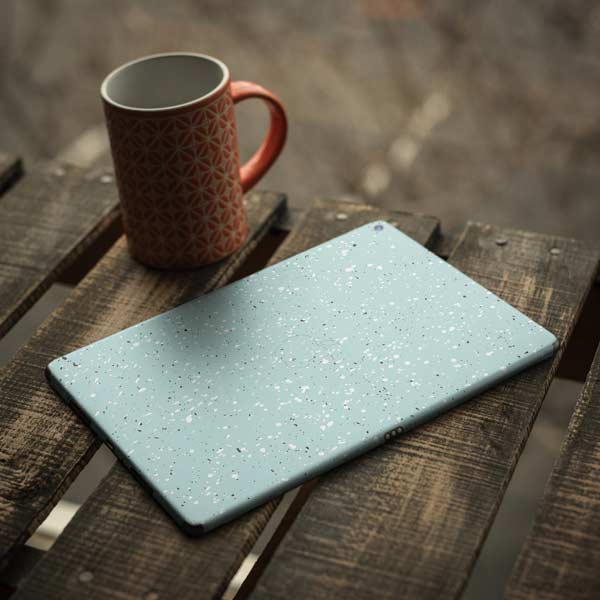 Mint Speckled iPad Skins