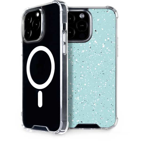 Mint Speckled iPhone Cases