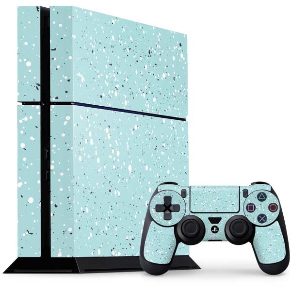 Mint Speckled PlayStation PS4 Skins