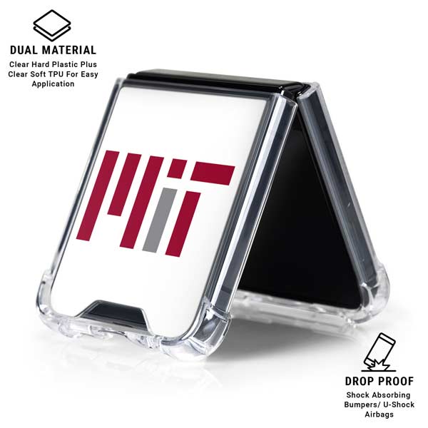 Massachusetts Institute of Technology MIT Seal Galaxy Z Flip7 Clear Case