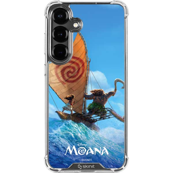 Disney Princess Moana Movie Poster Galaxy S26 Plus Clear Case