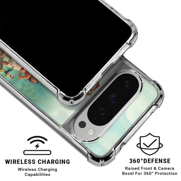 Disney Princess Moana and Maui Set Sail Google Pixel 10 Pro XL Clear Case