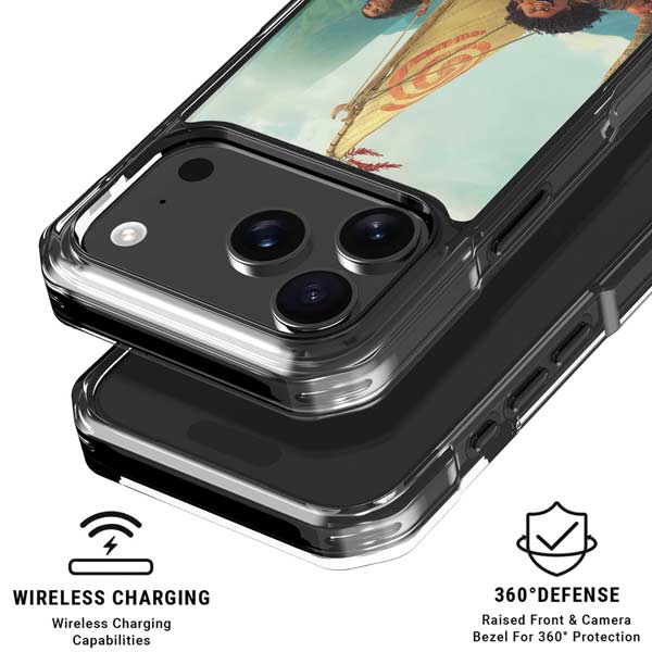 Disney Princess Moana and Maui Set Sail iPhone 17 Pro MagSafe Case
