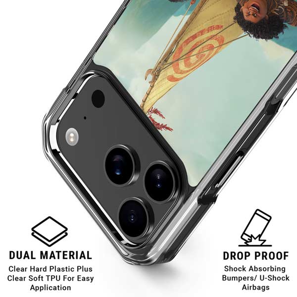 Disney Princess Moana and Maui Set Sail iPhone 17 Pro MagSafe Case