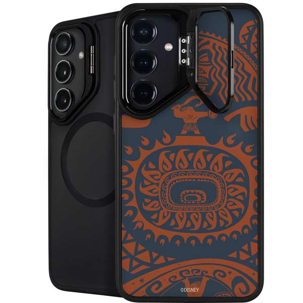 Disney Princess Moana Octopus Tropical Print Art Galaxy S26 Kickstand Case