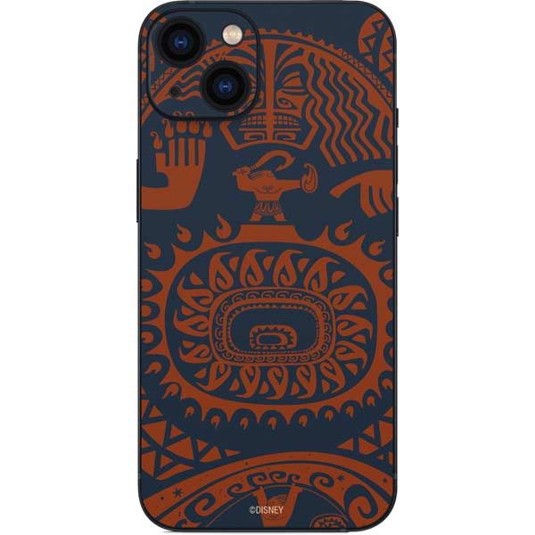 Disney Moana Octopus Tropical Print Art iPhone 15 Skin
