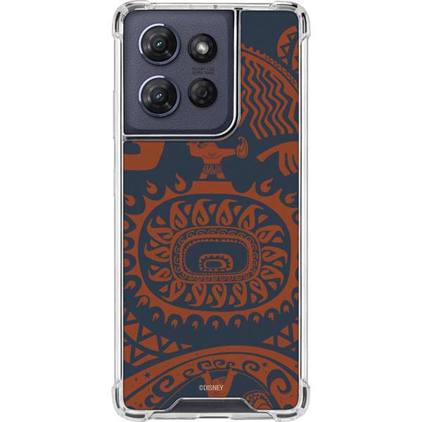 Disney Princess Moana Octopus Tropical Print Art Moto G Power 5G (2025) Clear Case