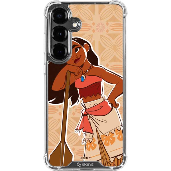 Disney Princess Moana Portrait Galaxy S26 Plus Clear Case