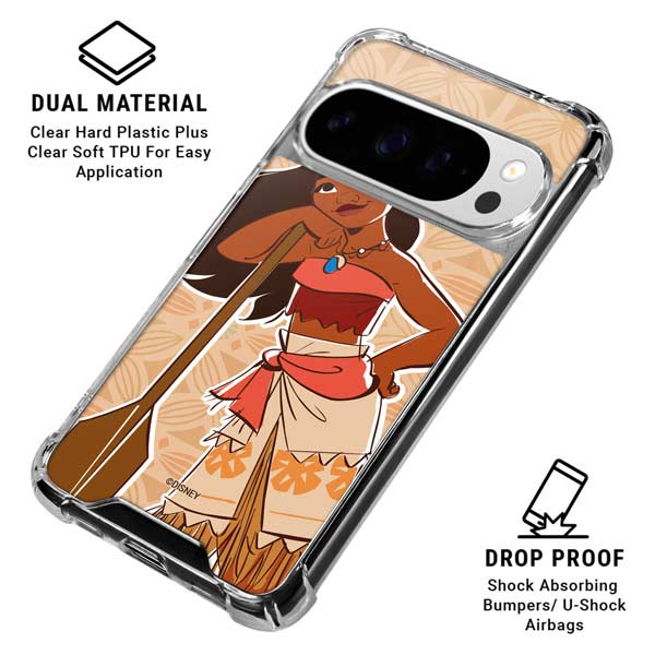Disney Princess Moana Portrait Google Pixel 10 Pro Clear Case