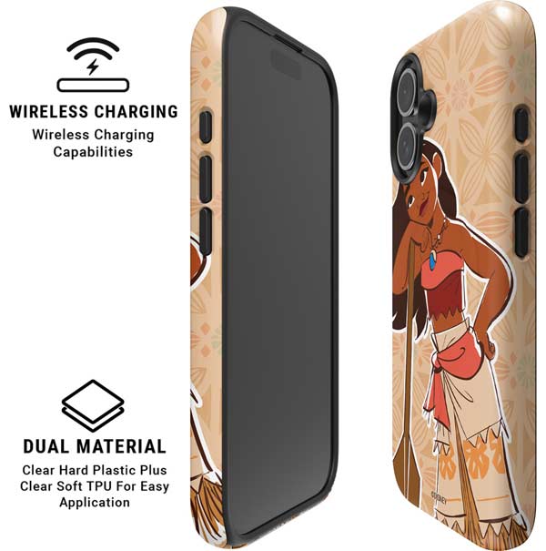 Disney Princess Moana Portrait iPhone 16 Magsafe Impact Case