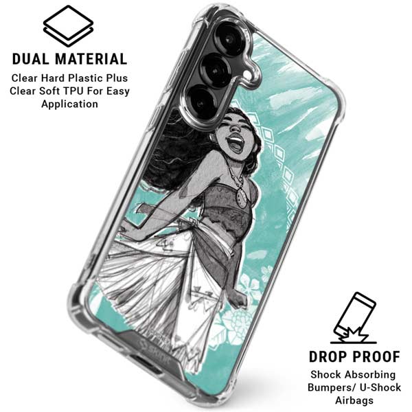 Disney Princess Moana Singing Galaxy S26 Clear Case