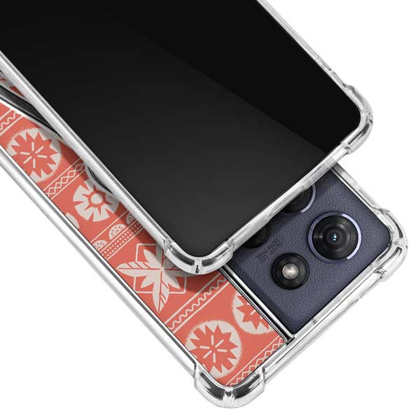 Disney Princess Moana Character Tropical Print Art Moto G 5G (2025) Clear Case