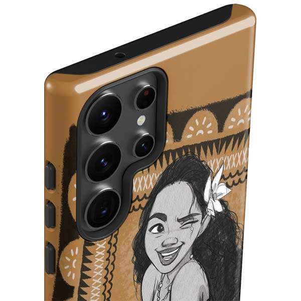 Disney Princess Moana Winking Art Galaxy S23 Ultra Pro Case