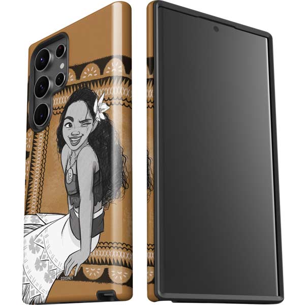 Disney Princess Moana Winking Art Galaxy S23 Ultra Pro Case