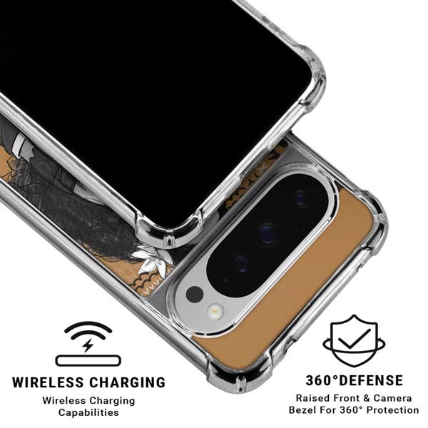 Disney Princess Moana Winking Art Google Pixel 10 Pro XL Clear Case