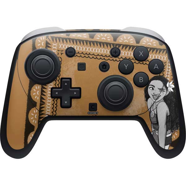 Disney Princess Moana Winking Art Nintendo Skins
