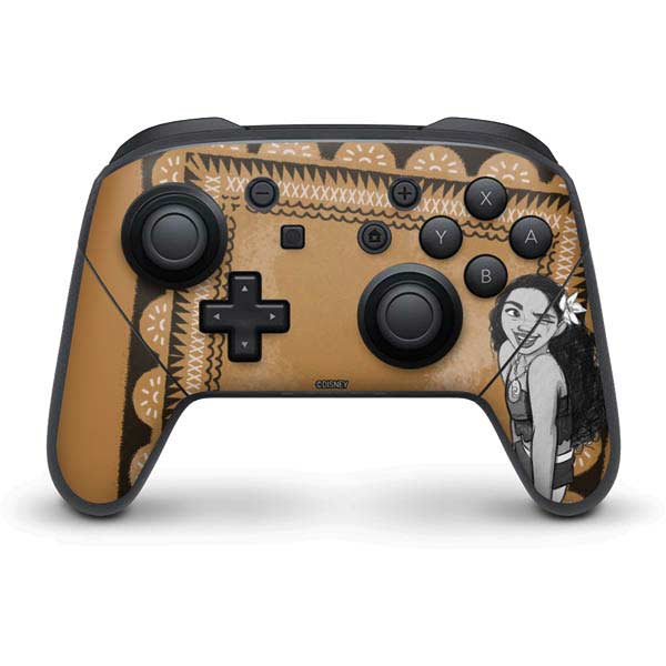 Disney Princess Moana Winking Art Nintendo Skins
