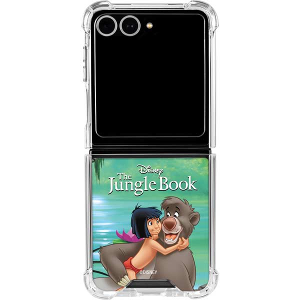 Disney Jungle Book Mogli and Baloo Galaxy Z Flip7 Clear Case