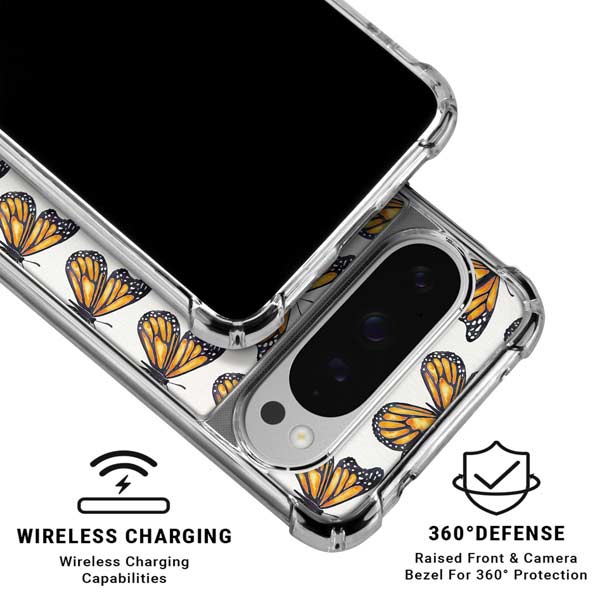 Monarch Butterflies by Cat Coq Google Pixel 10 Pro XL Clear Case