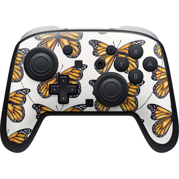 Monarch Butterflies by Cat Coq Nintendo Switch 2 (2025) Pro Controller Skin