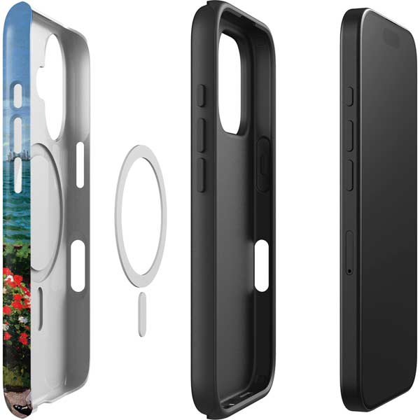 Monet - The Terrace at Sainte-Adresse by Monet iPhone 16 Plus Magsafe Impact Case
