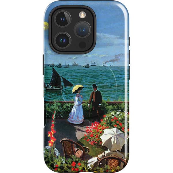 Monet - The Terrace at Sainte-Adresse by Monet iPhone 16 Pro Max Magsafe Impact Case